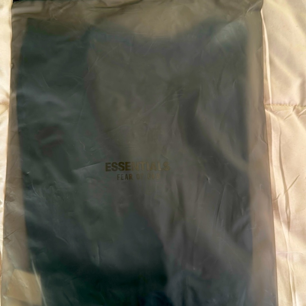 Essentials - Black Tshirt (runs 1 size big)